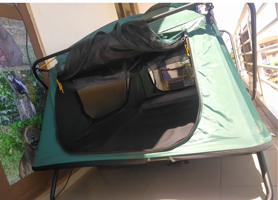 Bush tent or raised ground tent